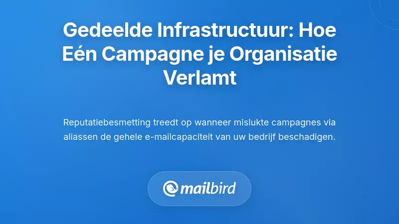 De Catastrofe van de Gedeelde Infrastructuur: Hoe E&eacute;n Mislukte Campagne Uw Hele Organisatie Verlamt