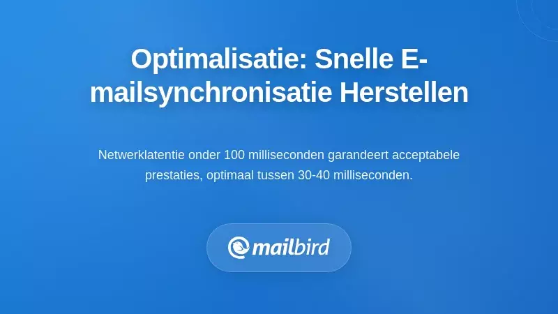 Prestatieoptimalisatie: het herstellen van snelle e-mailsynchronisatie