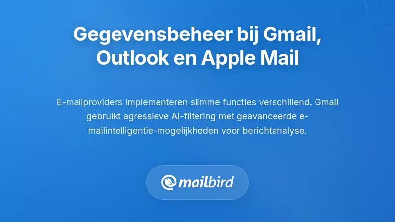 Hoe Grote E-mailproviders met Uw Gegevens Omgaan: Gmail, Outlook en Apple Mail