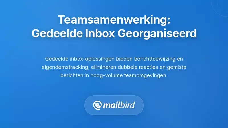 Kenmerken voor Teamsamenwerking: Het Transformeren van de Chaos in Gezamenlijke Postvakken
