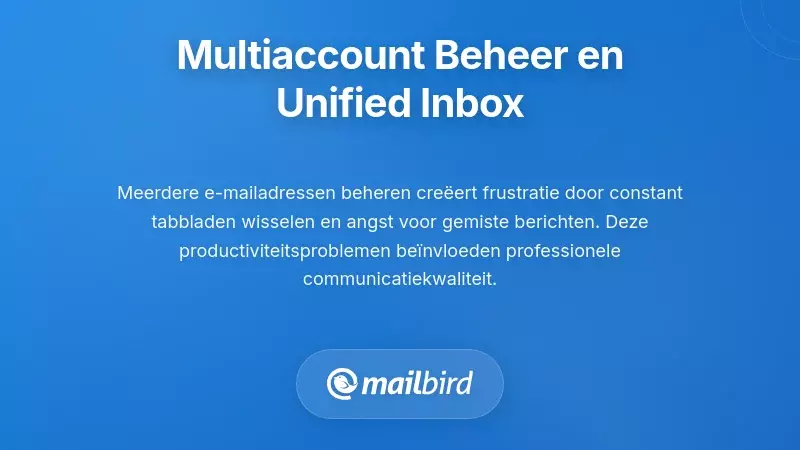 Beheer van Meerdere Accounts en Ge&iuml;ntegreerde Postvak Oplossingen