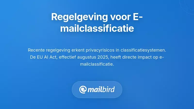 Het Regelgevend Kader voor E-mailclassificatie