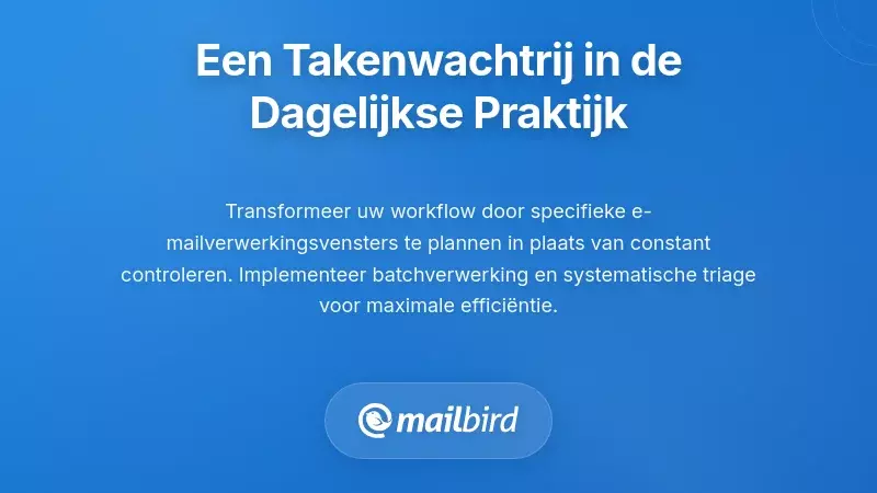 Een taakwachtrijworkflow implementeren in de dagelijkse praktijk