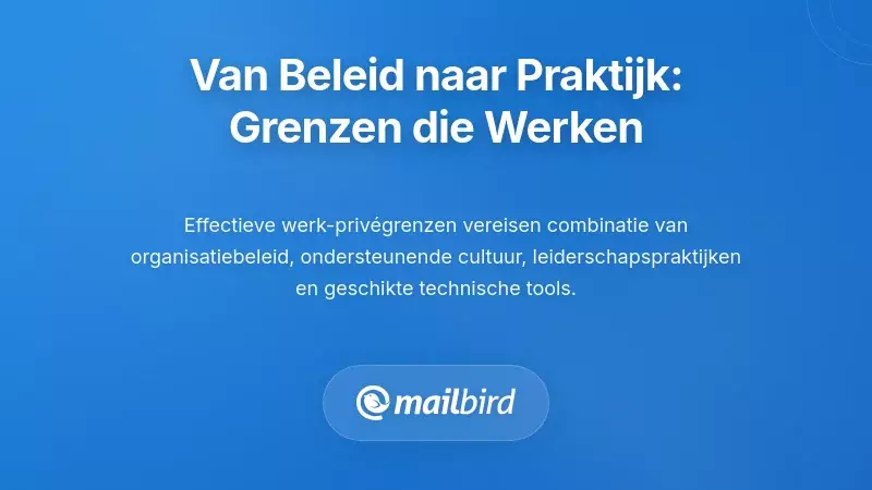 Van Beleid naar Praktijk: Grenzen Ontwerpen die Echt Werken