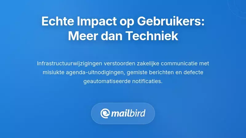De Werkelijke Impact op Gebruikers: Voorbij Technische Verstoring