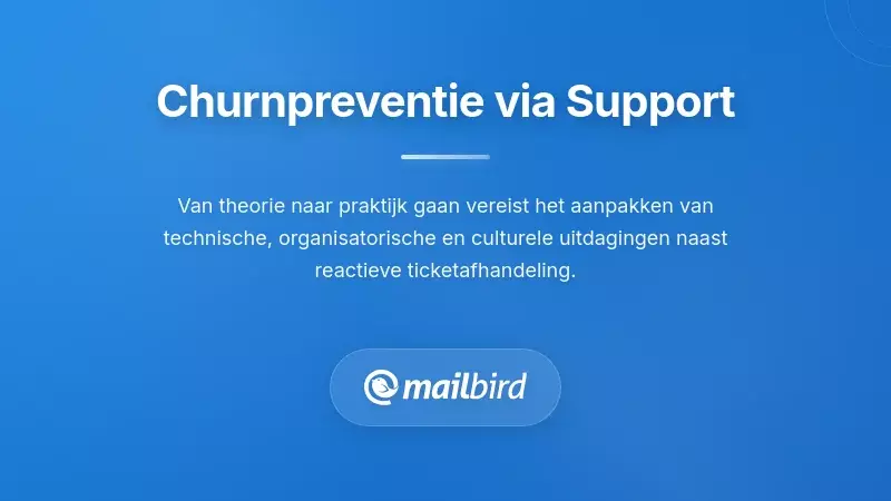 Gedragspatronen: Ticketsnelheid en Stilte als Indicatoren voor Churn