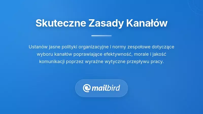 Zesp&oacute;ł wdrażający zasady kanał&oacute;w komunikacji z wytycznymi dotyczącymi pracy z telefonem i e-mailem