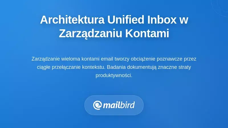 Rola architektury zunifikowanej skrzynki odbiorczej w zarządzaniu wieloma kontami