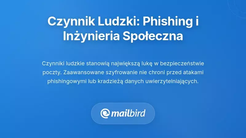 Ilustracja ataku phishingowego pokazująca zagrożenia związane z inżynierią społeczną w bezpieczeństwie e-mail