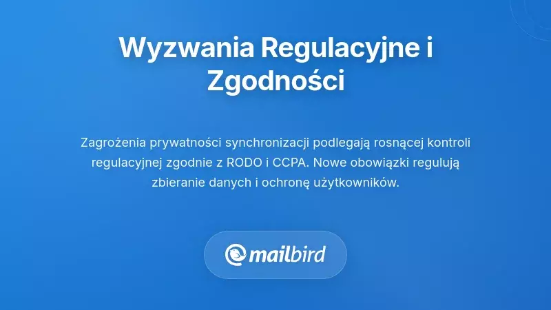 Wyzwania związane z regulacją i zgodnością w synchronizacji kontakt&oacute;w e-mailowych oraz wymagania dotyczące ochrony danych RODO