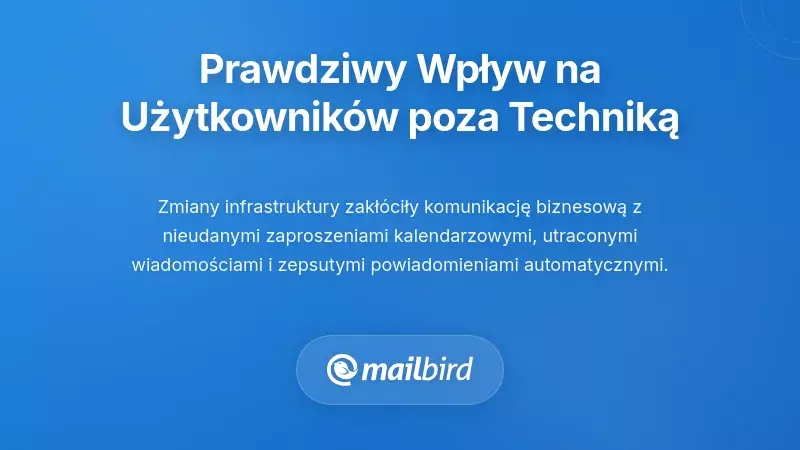 Rzeczywisty wpływ na użytkownik&oacute;w: poza zakł&oacute;ceniami technicznymi