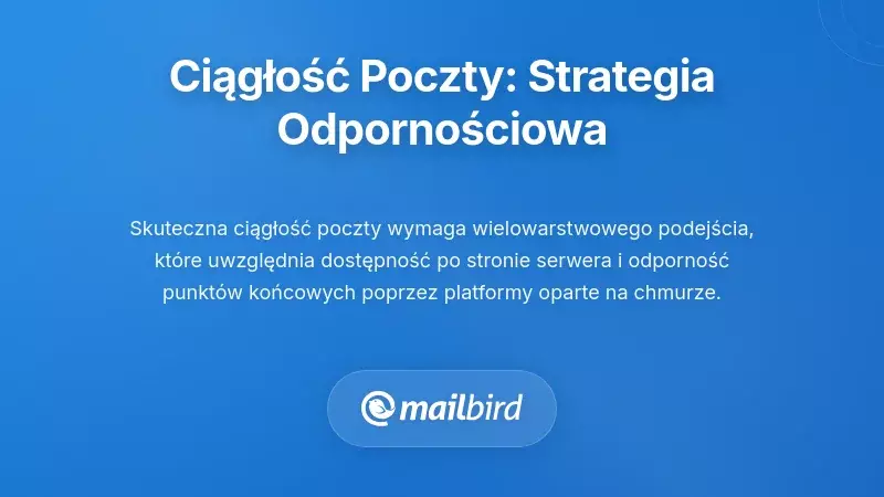 Rozwiązania ciągłości e-maili: budowanie odpornej strategii