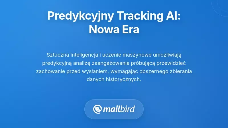 Ilustracja technologii śledzenia e-maili z użyciem AI analizująca wzorce zaangażowania użytkowników