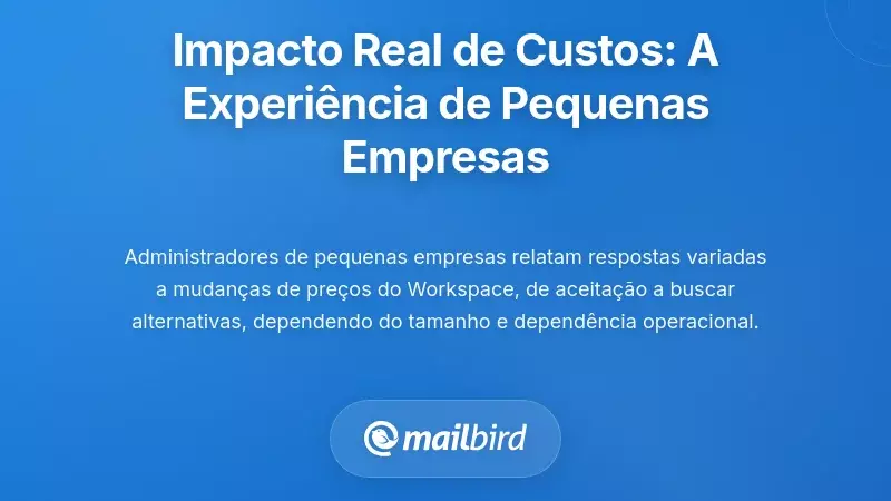 Impacto Real nos Custos: O Que as Pequenas Empresas Estão Realmente a Sentir