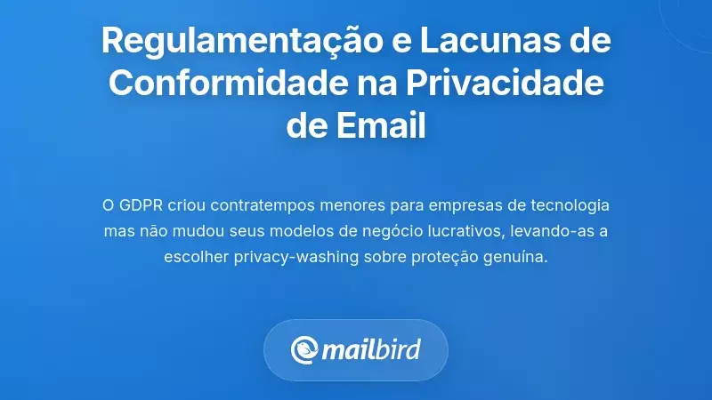 Quadros Regulamentares e Lacunas de Conformidade na Privacidade do Email