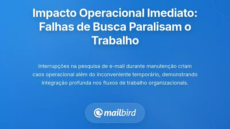 Impactos Operacionais Imediatos: Como as Disrupções na Pesquisa Paralisam o Trabalho Moderno