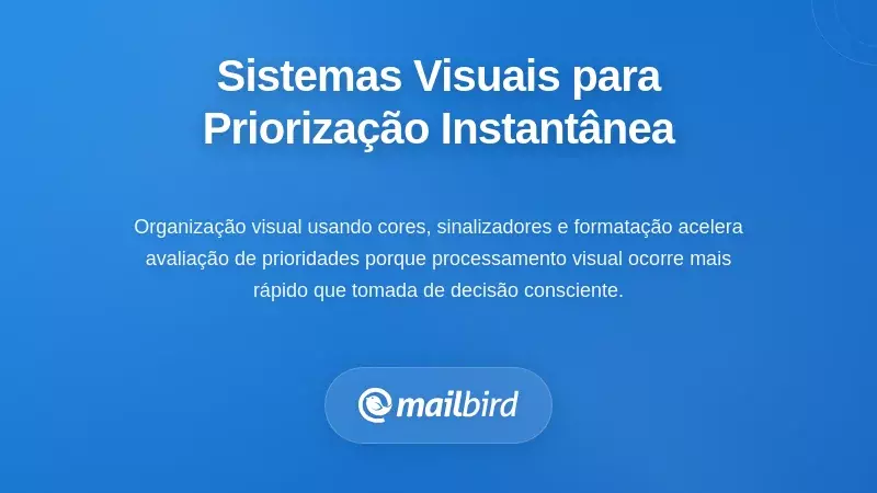 Sistemas de Organização Visual para Reconhecimento Instantâneo de Prioridades