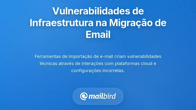 Vulnerabilidades da Infraestrutura Técnica na Migração de Emails