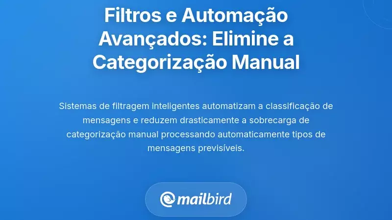 Filtragem Avan&ccedil;ada e Automa&ccedil;&atilde;o: Eliminando Sobrecarga de Categoriza&ccedil;&atilde;o Manual