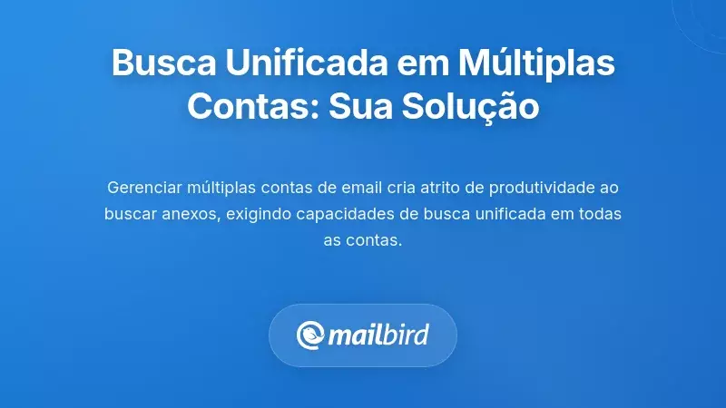 Pesquisa Unificada em M&uacute;ltiplas Contas de Email: A Solu&ccedil;&atilde;o que Precisa