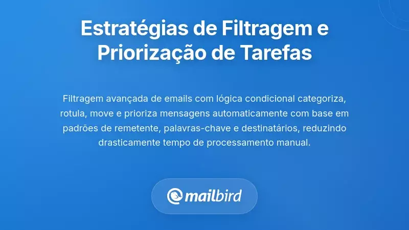 Estrat&eacute;gias de Filtragem e Prioriza&ccedil;&atilde;o para Gerir M&uacute;ltiplas Tarefas