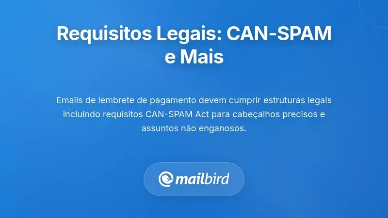 Considerações Legais e Regulamentares: CAN-SPAM e Além