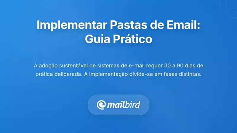 Implementa&ccedil;&atilde;o do Seu Sistema de Pastas de Email: Um Roteiro Pr&aacute;tico