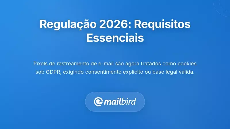 Gr&aacute;fico de regulamentos de rastreamento de e-mails e requisitos de conformidade para o cen&aacute;rio legal de 2026