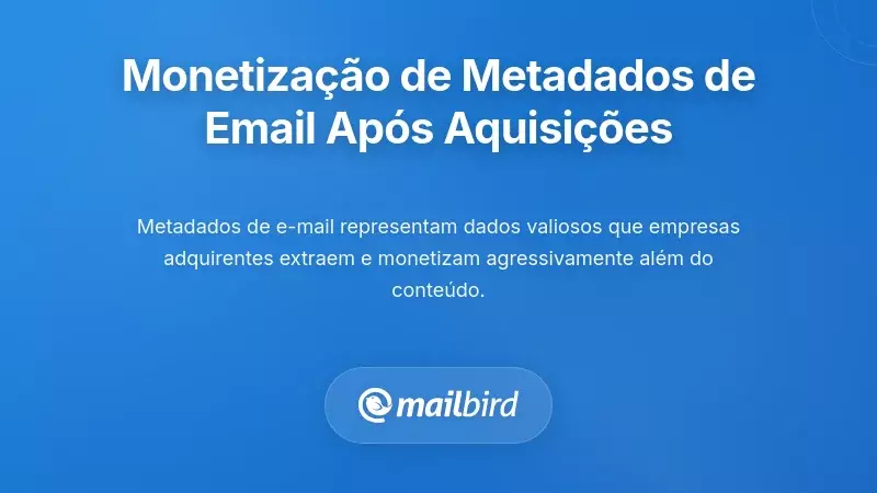 Como a Metadados de E-mail São Monetizados Após Aquisições