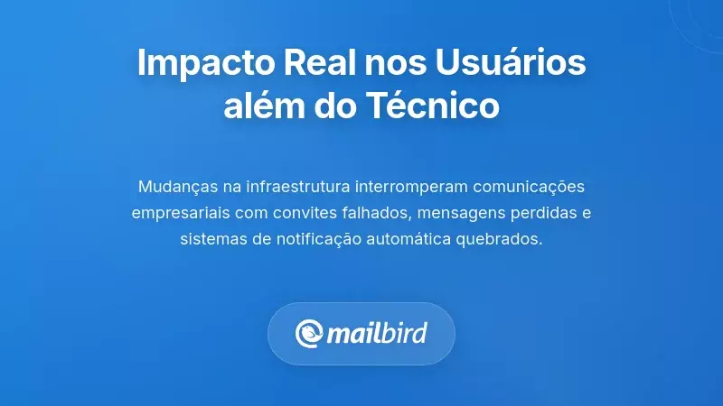 O Verdadeiro Impacto nos Usuários: Além das Disrupções Técnicas