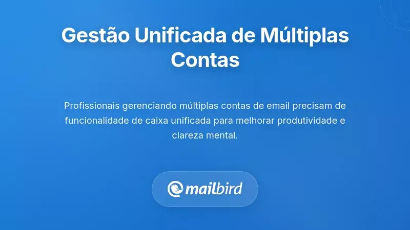 Interface de gest&atilde;o de caixa de entrada unificada exibindo v&aacute;rias contas de email GMX em uma &uacute;nica vista