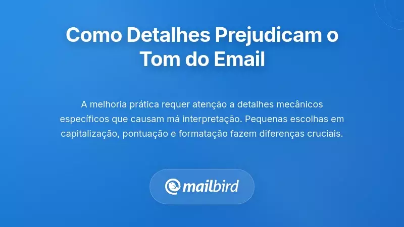 Close-up de detalhes do email que causam mal-entendidos no tom de email nas mensagens