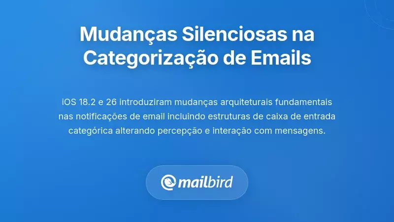 Mudan&ccedil;as Silenciosas na Categoriza&ccedil;&atilde;o de Emails que Afetam a Sua Caixa de Entrada