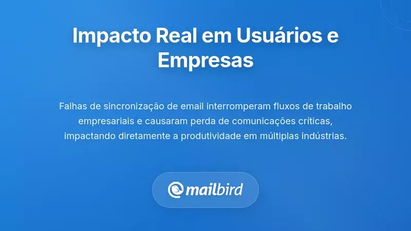 Profissional de neg&oacute;cios frustrado com erros de sincroniza&ccedil;&atilde;o de email que afetam as comunica&ccedil;&otilde;es de trabalho e a produtividade