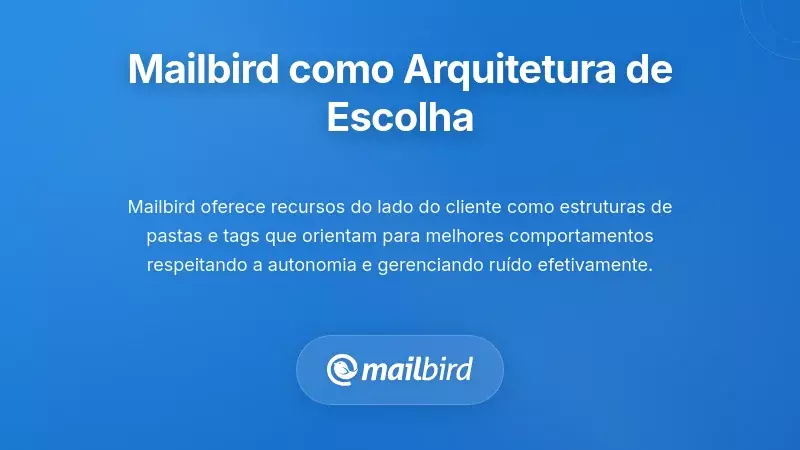 Aproveitar as Funcionalidades do Mailbird como 'Arquitetura de Escolha'