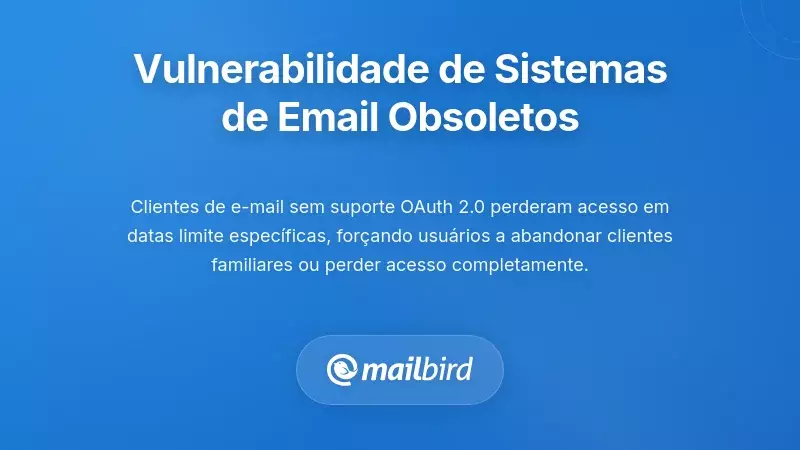 A Vulnerabilidade dos Sistemas de Email Antigos e Clientes Desatualizados