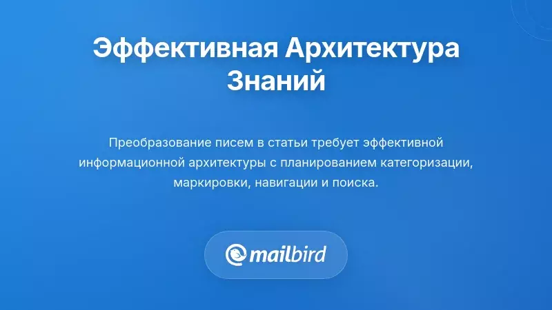 Диаграмма архитектуры базы знаний, показывающая организованную структуру статей и поиск