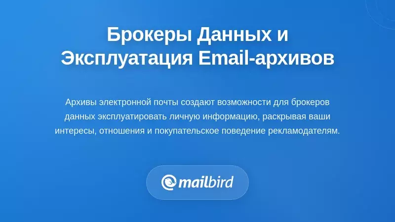 Брокеры данных и эксплуатация вторичных рынков архива электронной почты
