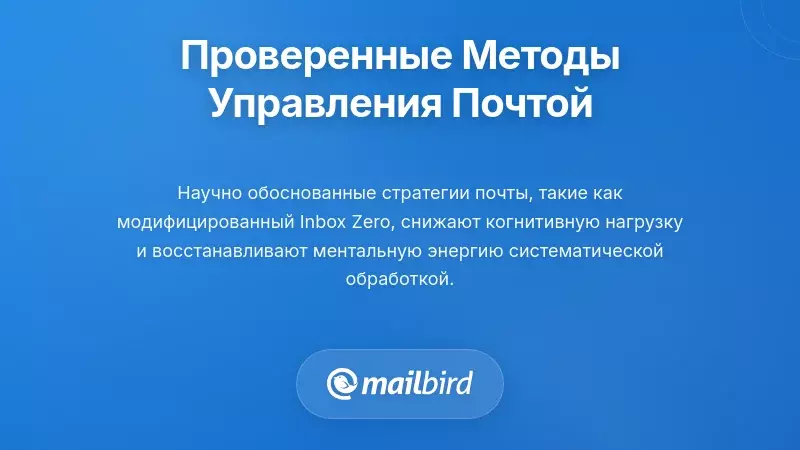 Диаграмма управления электронной почтой, иллюстрирующая стратегии сортировки и пакетной обработки