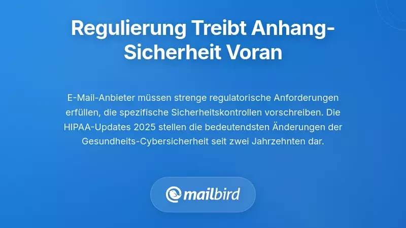 Regulatorische Anforderungen, die die Entwicklung der Sicherheit von Anh&auml;ngen vorantreiben