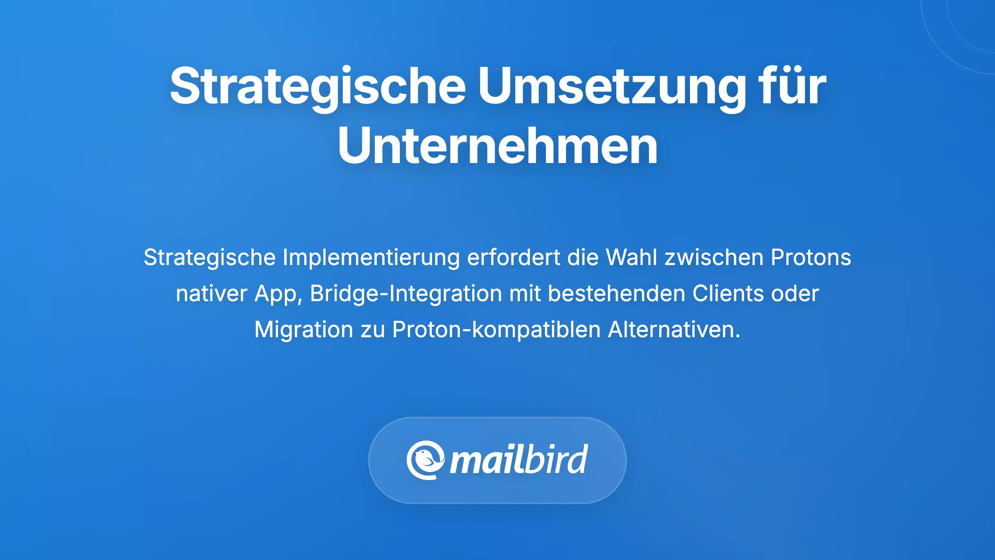 Strategisches E-Mail-Implementierungs-Dashboard, das die Optimierung des Workflows von Gesch&auml;ftsanwendern und die Bereitstellung sicherer E-Mail-L&ouml;sungen zeigt