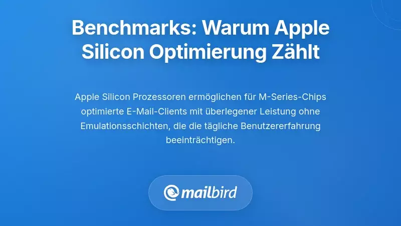 Leistungsbenchmarks: Warum die Optimierung f&uuml;r Apple Silicon wichtig ist