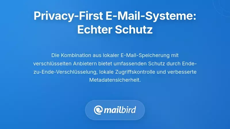 Privacy-First E-Mail-Architekturen: Echten Schutz aufbauen