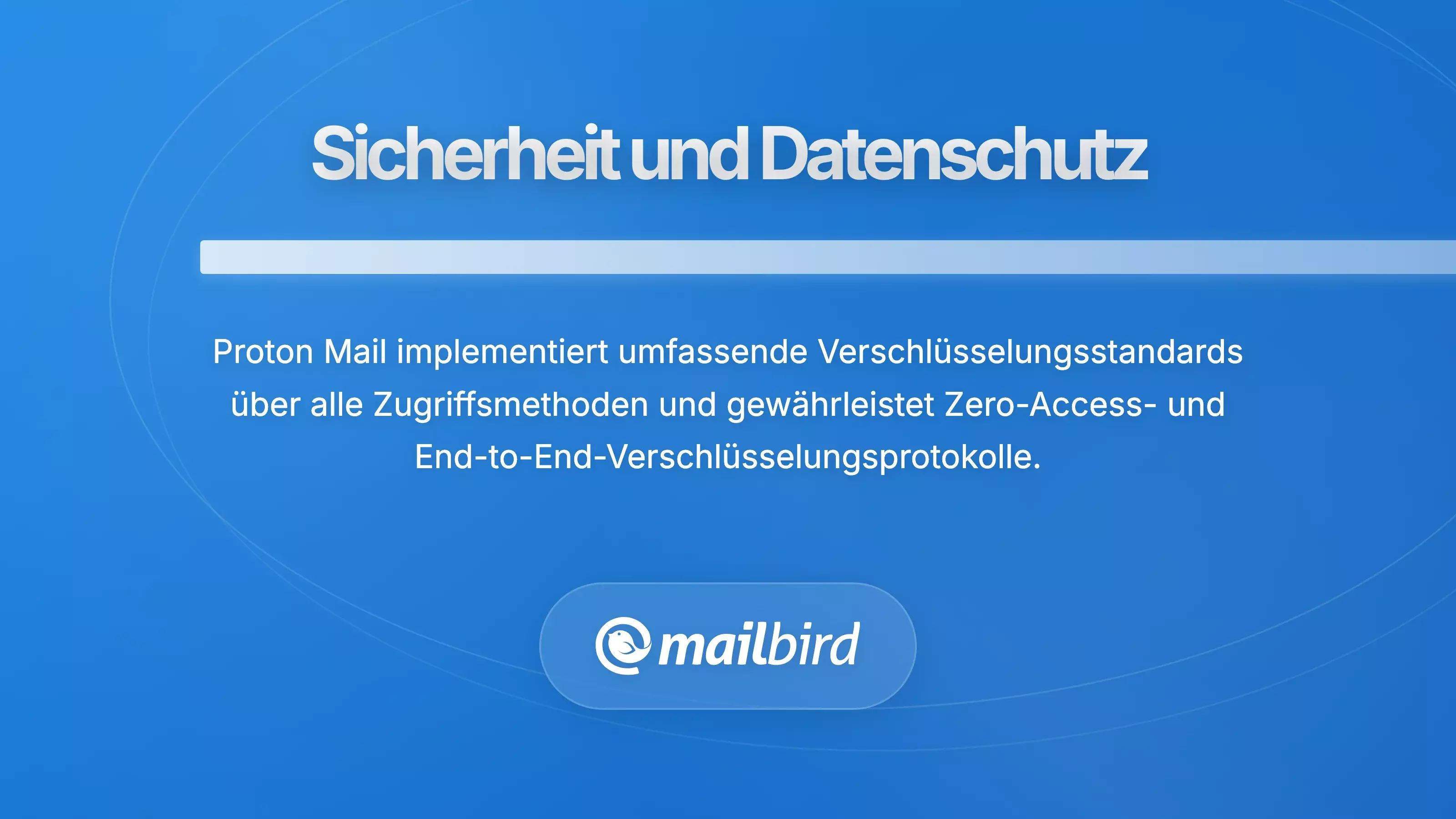 Sicherheits- und Datenschutzeinstellungen f&uuml;r Proton Mail Desktop-Clients mit Verschl&uuml;sselungsoptionen