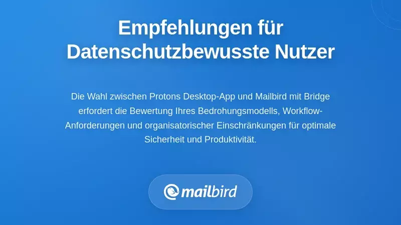 Strategische Empfehlungen f&uuml;r datenschutzorientierte Nutzer