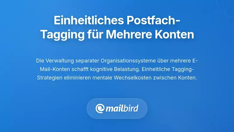 Implementierung einer einheitlichen Inbox-Tagging &uuml;ber mehrere Konten