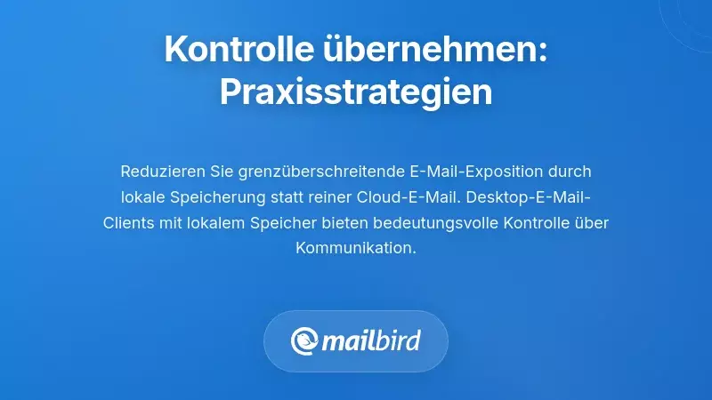 Praktische Strategien und Werkzeuge zur Kontrolle und zum Schutz von E-Mail-Daten vor unautorisierten grenzüberschreitenden Übertragungen