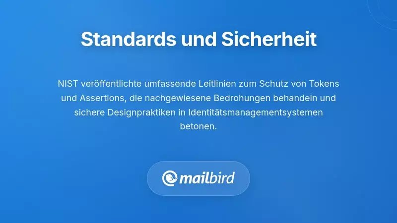 NIST IR 8587 Sicherheitsstandards-Dokument zum Schutz von OAuth-Token und E-Mail-Authentifizierung
