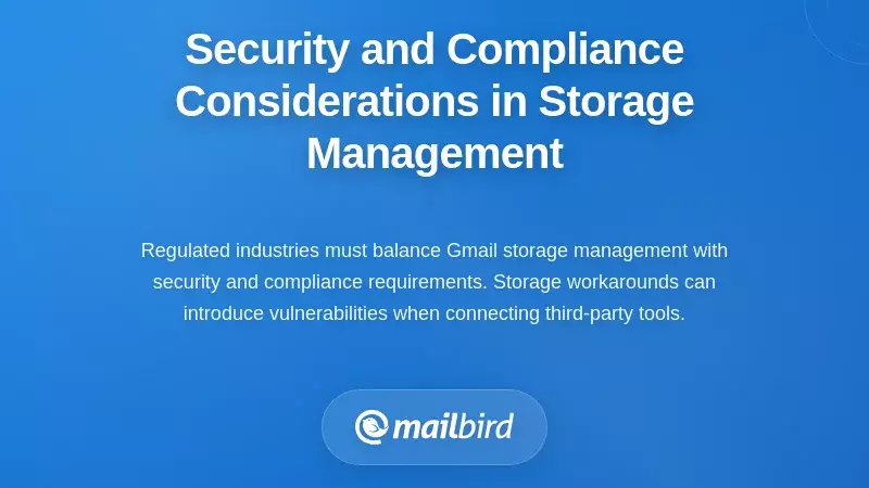 Security and Compliance Considerations in Storage Management