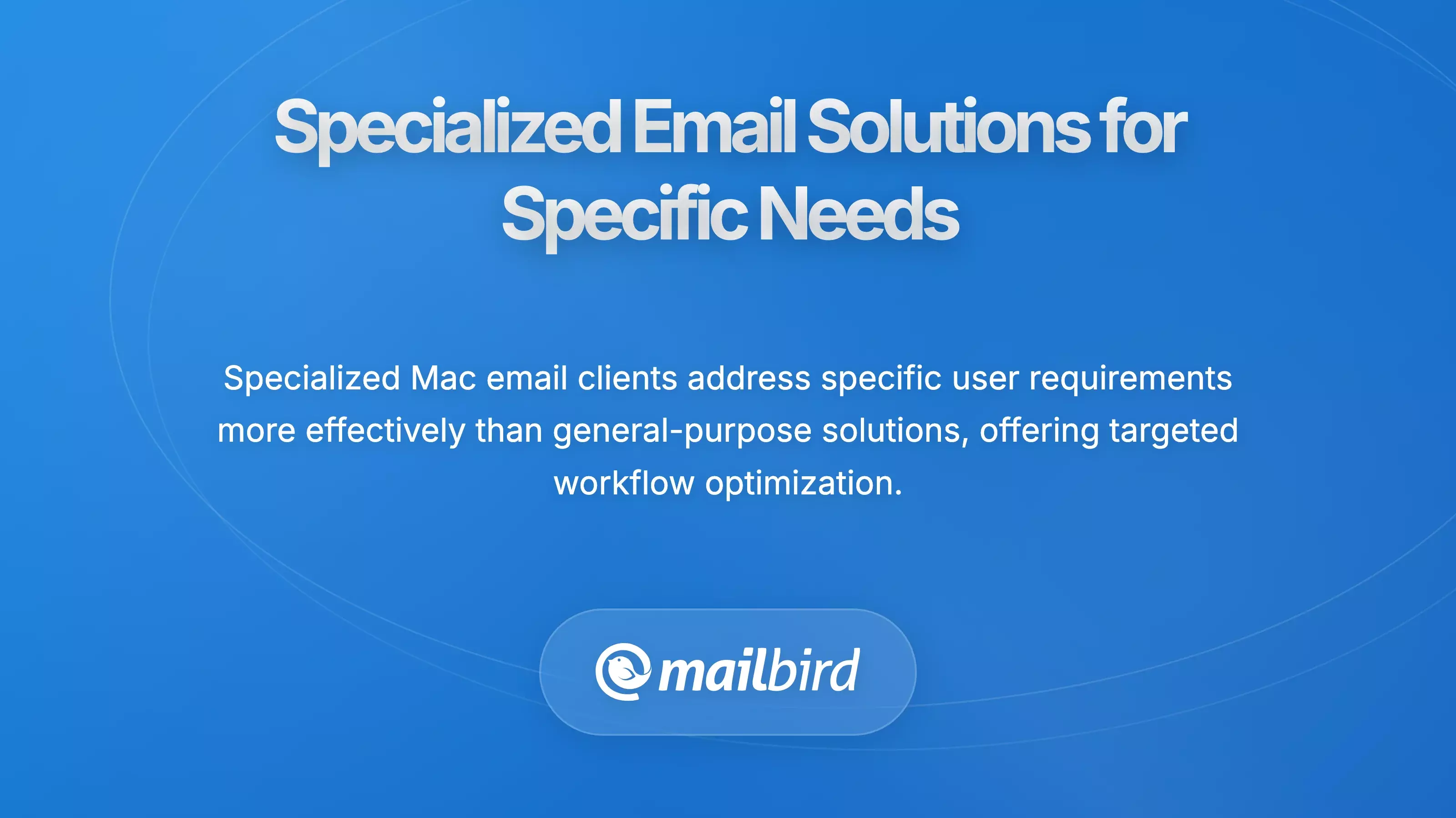 Specialized Mac email apps comparison showing various alternative email client interfaces